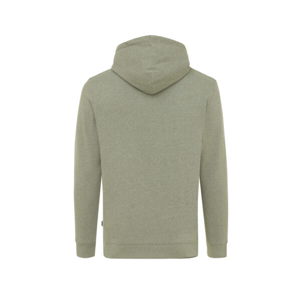 Iqoniq Torres recycled cotton hoodie undyed - Heather Green