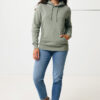 Iqoniq Torres recycled cotton hoodie undyed - Heather Green