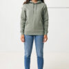 Iqoniq Torres recycled cotton hoodie undyed - Heather Green