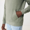 Iqoniq Torres recycled cotton hoodie undyed - Heather Green