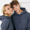 Iqoniq Torres recycled cotton hoodie undyed - Heather Navy