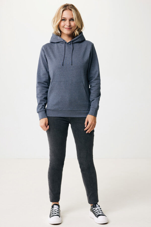 Iqoniq Torres recycled cotton hoodie undyed - Heather Navy