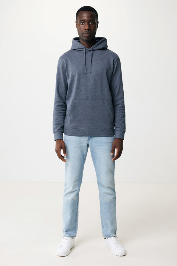 Iqoniq Torres recycled cotton hoodie undyed - Heather Navy