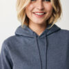 Iqoniq Torres recycled cotton hoodie undyed - Heather Navy