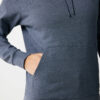 Iqoniq Torres recycled cotton hoodie undyed - Heather Navy