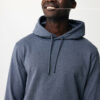 Iqoniq Torres recycled cotton hoodie undyed - Heather Navy