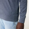 Iqoniq Torres recycled cotton hoodie undyed - Heather Navy