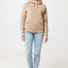 Iqoniq Torres recycled cotton hoodie undyed - Heather Brown