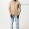 Iqoniq Torres recycled cotton hoodie undyed - Heather Brown