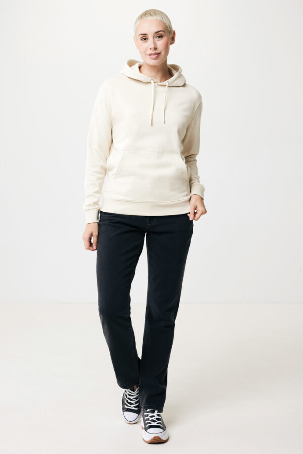 Iqoniq Torres recycled cotton hoodie undyed - Natural Raw