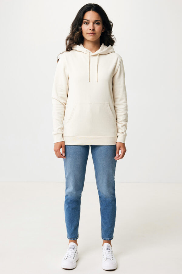 Iqoniq Torres recycled cotton hoodie undyed - Natural Raw