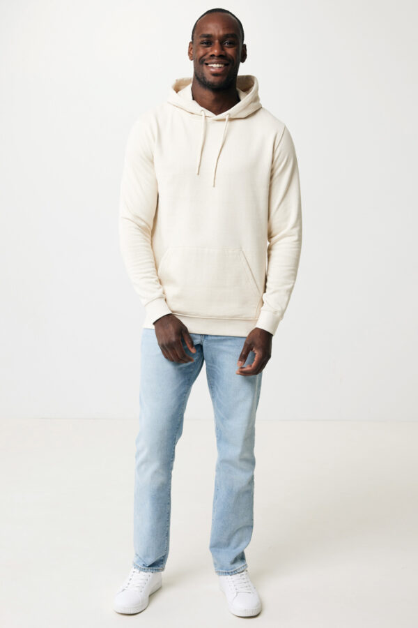 Iqoniq Torres recycled cotton hoodie undyed - Natural Raw