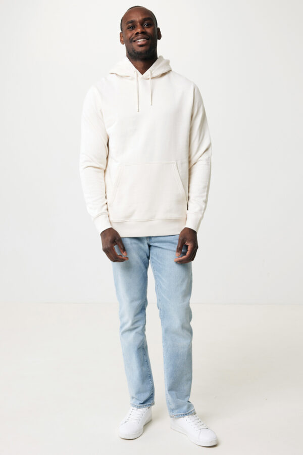 Iqoniq Torres recycled cotton hoodie undyed - Natural Raw