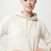 Iqoniq Torres recycled cotton hoodie undyed - Natural Raw