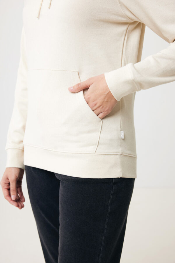 Iqoniq Torres recycled cotton hoodie undyed - Natural Raw