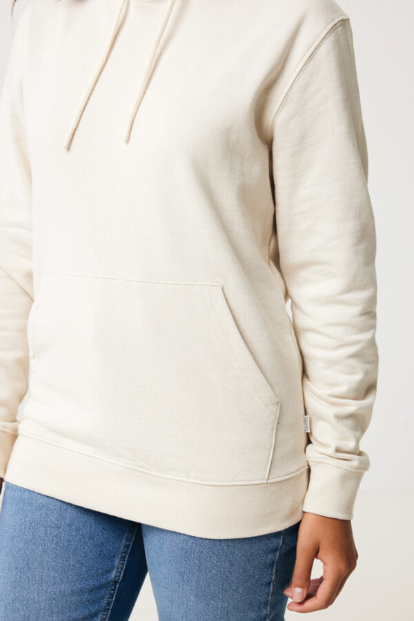 Iqoniq Torres recycled cotton hoodie undyed - Natural Raw