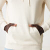 Iqoniq Torres recycled cotton hoodie undyed - Natural Raw