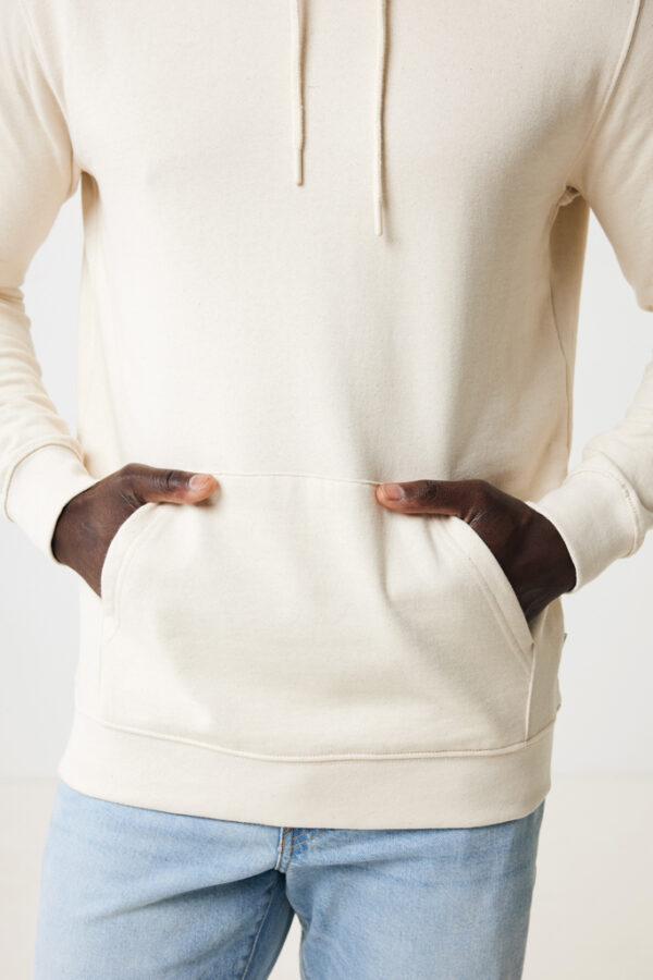 Iqoniq Torres recycled cotton hoodie undyed - Natural Raw