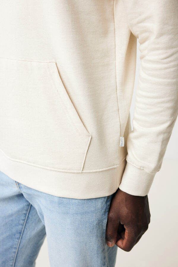 Iqoniq Torres recycled cotton hoodie undyed - Natural Raw