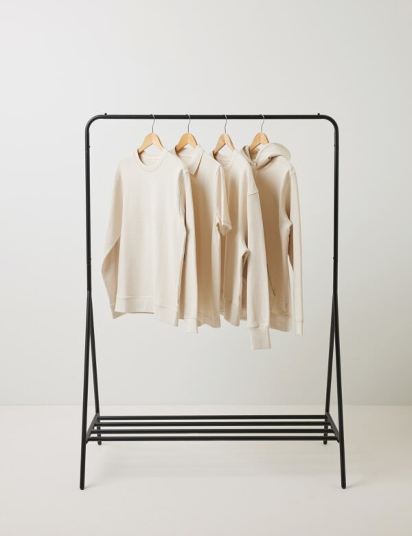 Iqoniq Torres recycled cotton hoodie undyed - Natural Raw