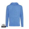 Iqoniq Torres recycled cotton hoodie undyed - Heather Blue