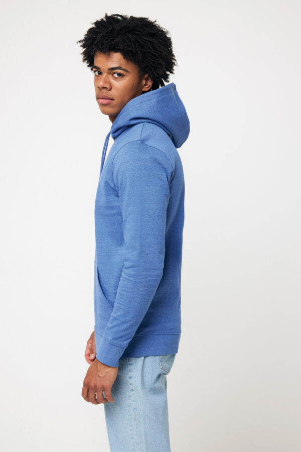 Iqoniq Torres recycled cotton hoodie undyed - Heather Blue