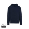 Iqoniq Yoho recycled cotton relaxed hoodie - Navy