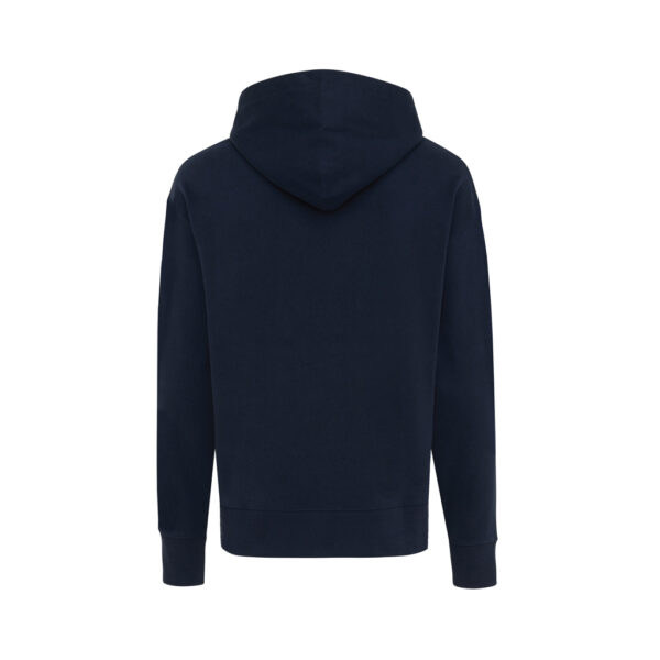 Iqoniq Yoho recycled cotton relaxed hoodie - Navy