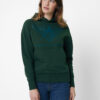 Iqoniq Yoho recycled cotton relaxed hoodie - Forest Green