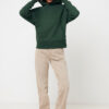 Iqoniq Yoho recycled cotton relaxed hoodie - Forest Green