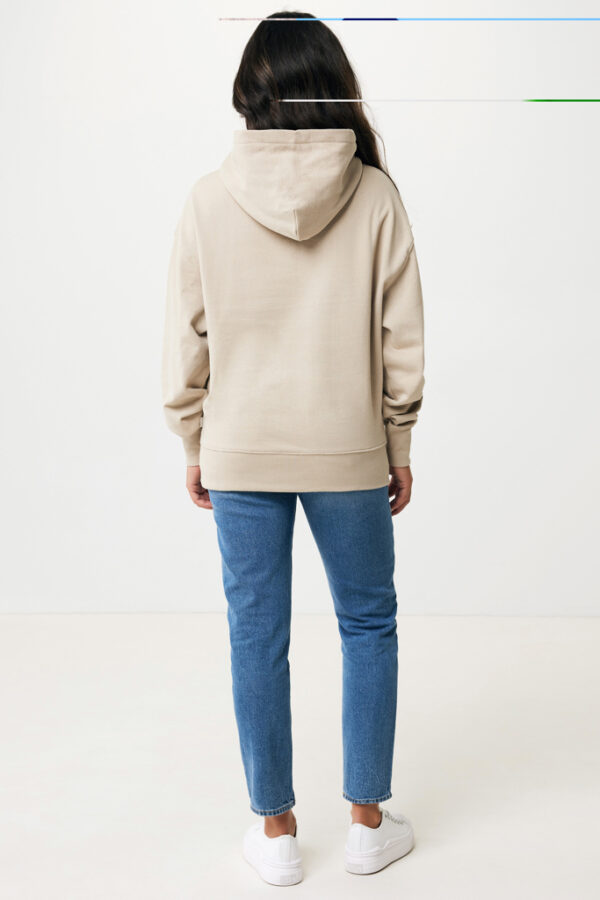 Iqoniq Yoho recycled cotton relaxed hoodie - Desert