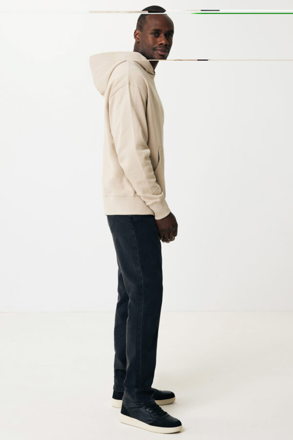 Iqoniq Yoho recycled cotton relaxed hoodie - Desert