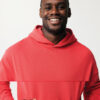 Iqoniq Yoho recycled cotton relaxed hoodie - Luscious Red