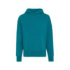 Iqoniq Yoho recycled cotton relaxed hoodie - Verdigris