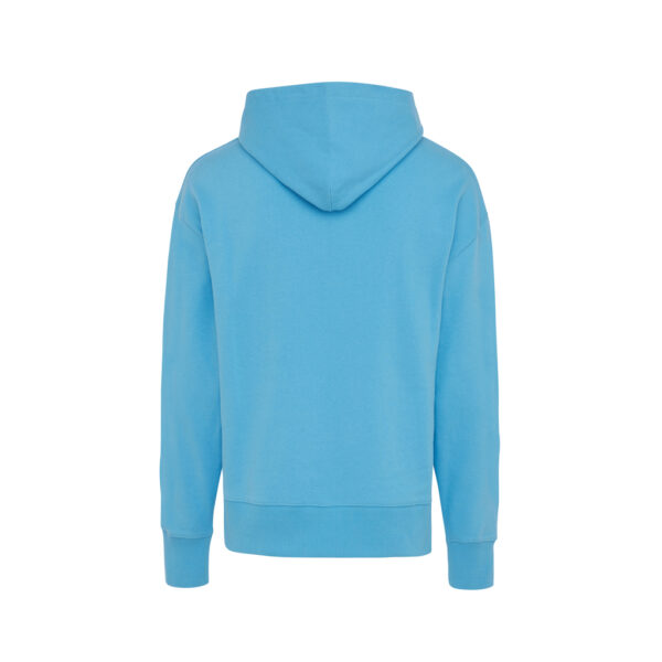 Iqoniq Yoho recycled cotton relaxed hoodie - Tranquil Blue