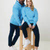 Iqoniq Yoho recycled cotton relaxed hoodie - Tranquil Blue