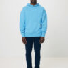 Iqoniq Yoho recycled cotton relaxed hoodie - Tranquil Blue