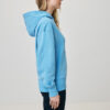 Iqoniq Yoho recycled cotton relaxed hoodie - Tranquil Blue