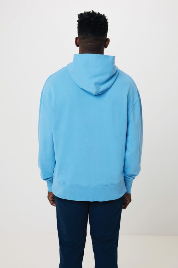 Iqoniq Yoho recycled cotton relaxed hoodie - Tranquil Blue