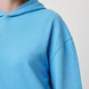 Iqoniq Yoho recycled cotton relaxed hoodie - Tranquil Blue