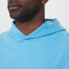 Iqoniq Yoho recycled cotton relaxed hoodie - Tranquil Blue