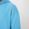 Iqoniq Yoho recycled cotton relaxed hoodie - Tranquil Blue