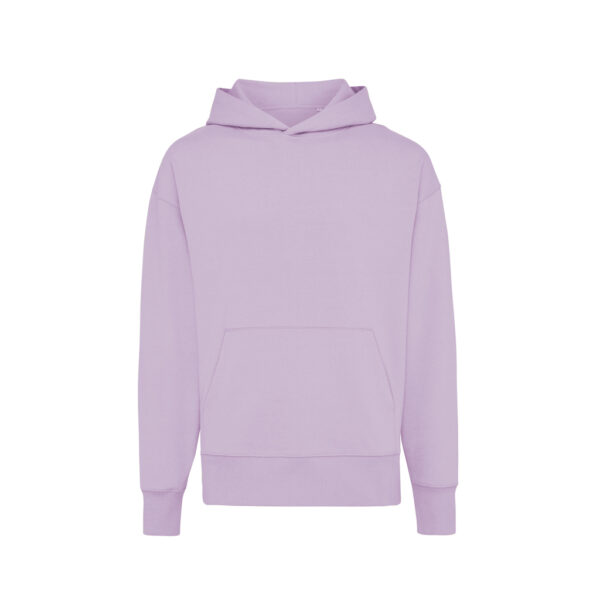 Iqoniq Yoho recycled cotton relaxed hoodie - Lavender