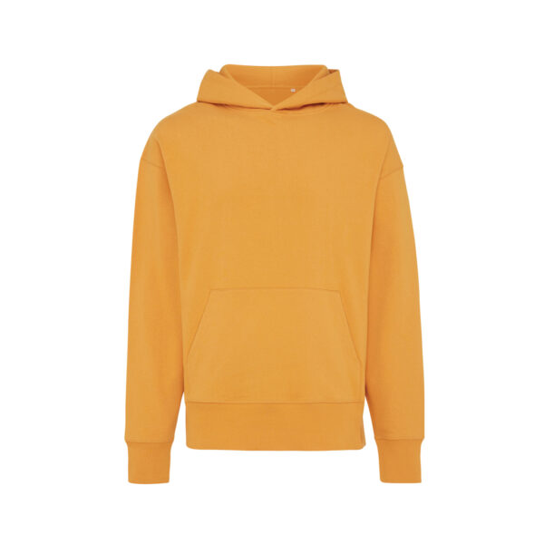 Iqoniq Yoho recycled cotton relaxed hoodie - Sundial Orange