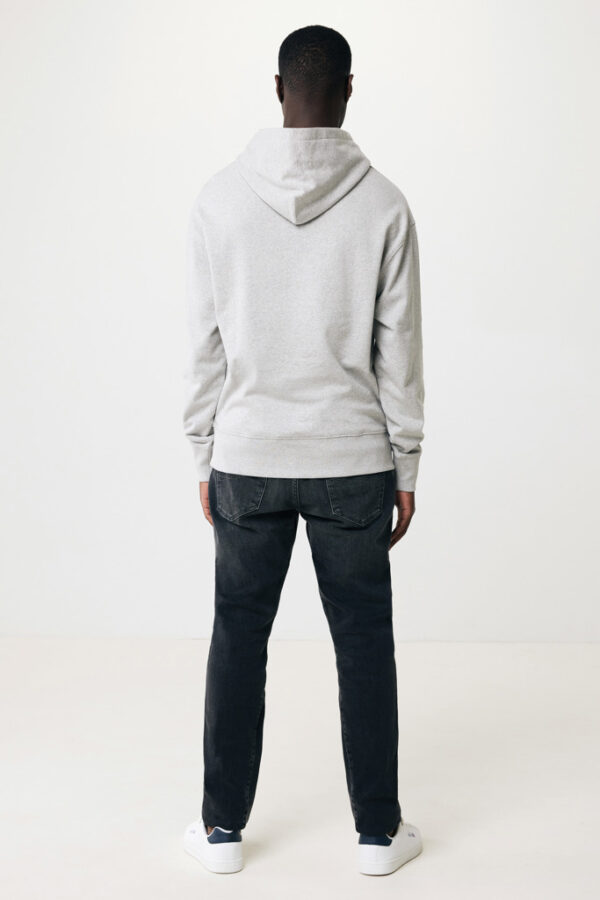 Iqoniq Yoho recycled cotton relaxed hoodie - Heather Grey