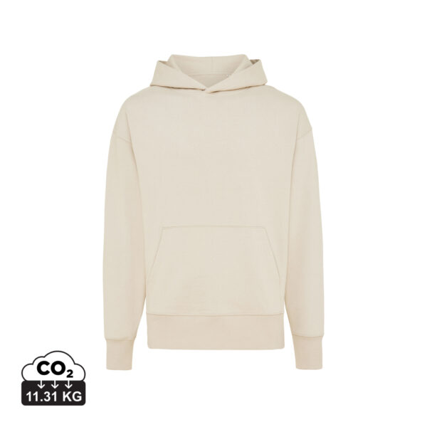 Iqoniq Yoho recycled cotton relaxed hoodie - Natural Raw