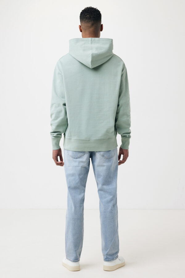 Iqoniq Yoho recycled cotton relaxed hoodie - Iceberg Green