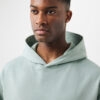 Iqoniq Yoho recycled cotton relaxed hoodie - Iceberg Green