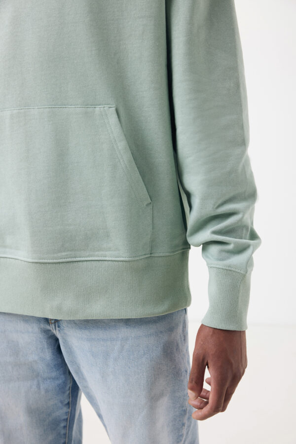 Iqoniq Yoho recycled cotton relaxed hoodie - Iceberg Green