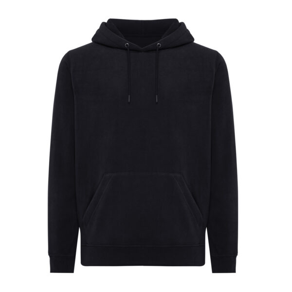 Iqoniq Trivor recycled polyester microfleece hoodie - Black